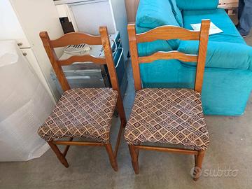 Coppia di Sedie Vintage