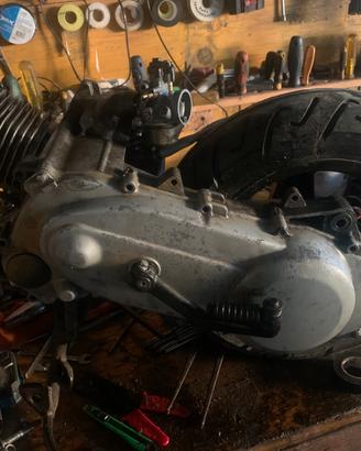 blocco motore piaggio ac braccio corto