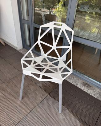 One Sedia Alluminio/Bianco - MAGIS