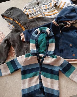 set 9-12 mesi bambino 74cm 