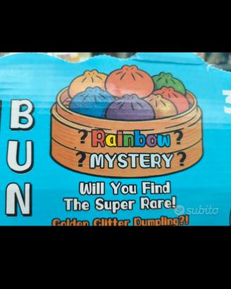Dumping antistress Squishy bun rainbow mistery 3pz