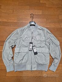 C.P. Company Multi-pocket Bomber Jacket - Light Gr