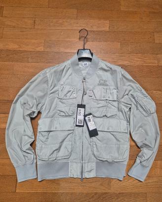 C.P. Company Multi-pocket Bomber Jacket - Light Gr
