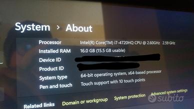 Notebook Asus Zenbook Pro UX501 4K touch QubesOS