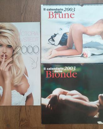 Collezione 3 calendari Playboy