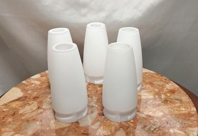 Set 5 vetro di ricambio diffusore paralume a cono
