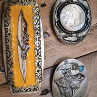 fibbia cintura vintage 