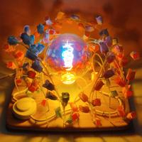 Lampada da interno arcobaleno, fiori colorati