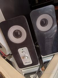 Coppia mini Casse Acustiche USB