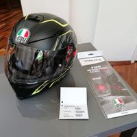 CASCO MOTO AGV FIBRA VETRO