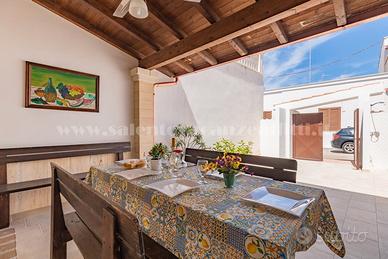 30m da spiaggetta in centro Mancaversa vill 4p