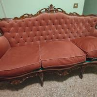 divano stile barocco