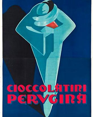 Cioccolatini Perugina poster vintage 1950