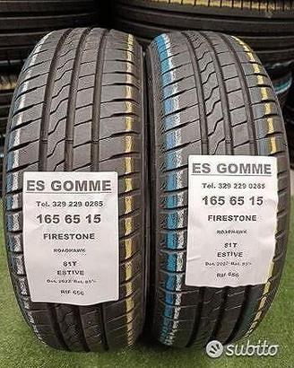 2 gomme 165 65 15 FIRESTONE RIF656