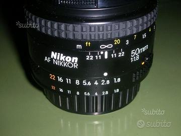 Nikon nikkor 50 mm 1.8 AF made japan