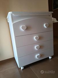 fasciatoio con cassettiera 