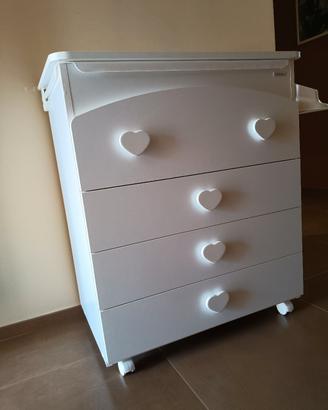 fasciatoio con cassettiera 