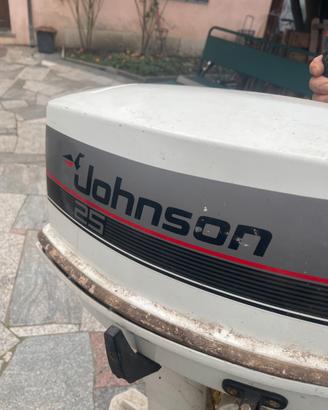Motore Johnson 25 HP gommone Radial con volante