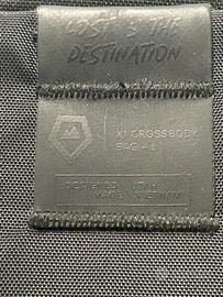 Borsa a tracolla WANDRD X1 grande, nera