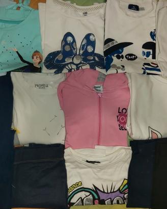 Lotto abbigliamento bimba 7/9 anni Chicco,Primigi