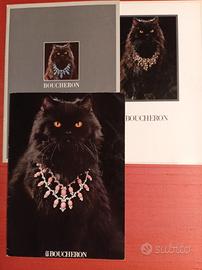 Lotto 3 cataloghi  BOUCHERON Il gatto Wladimir 