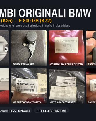 Ricambi originali BMW R1200GS K25 e F800GS K72