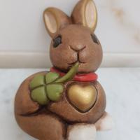 Thun coniglio con quadrifoglio portafortuna 