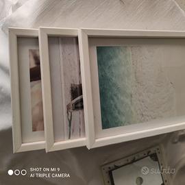 3 cornici bianche 20x 30