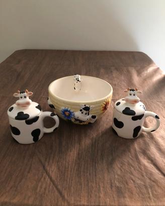 Lotto colazione serie MUCCHE