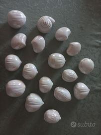 Scatoline in ceramica madreperlate