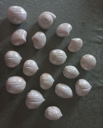 Scatoline in ceramica madreperlate