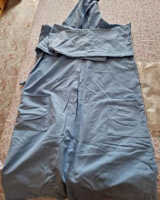 Accappatoio TG. L in Microfibra Azzurro Unisex