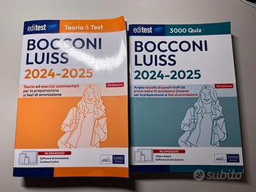 Editest Bocconi-Luiss teoria+3000 esercizi. nuovo