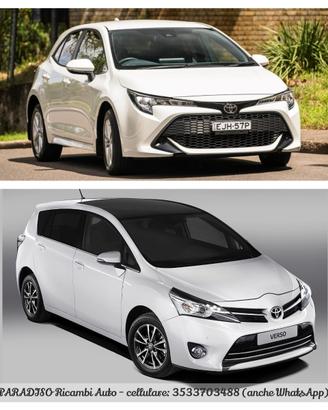 Ricambi toyota corolla-verso 2013-2023