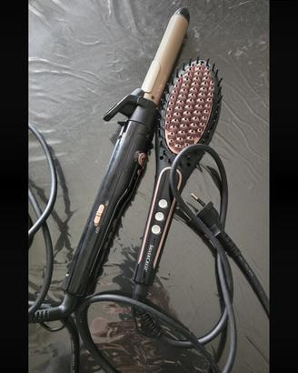 spazzola a piastra e arricciacapelli silvercrest