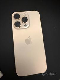 Iphone 16 pro 256 giga titanio sabbia