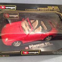 Modellino BBurago Porsche 911 Carrera Cabriolet 94