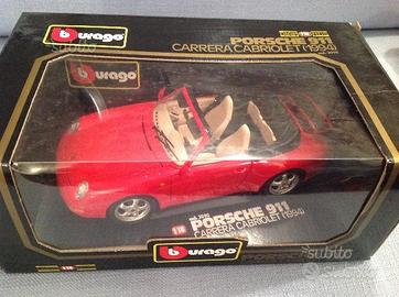 Modellino BBurago Porsche 911 Carrera Cabriolet 94