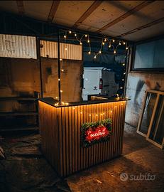bancone cocktail bar per matrimoni, eventi e feste