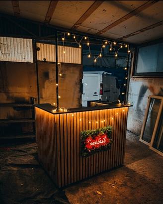 bancone cocktail bar per matrimoni, eventi e feste