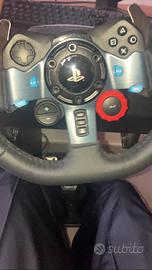 Logitech G29 + pedaliera + cambio manuale