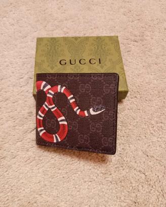 Portafoglio Gucci – nero con serpente