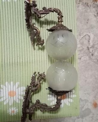 Lampade in ottone d'antiquariato