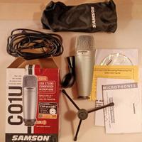 Microfono Samson C01U USB Studio Condenser