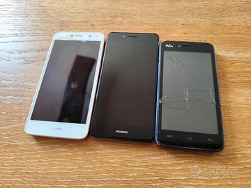 3 Telefoni Rotti non funzionanti, RICAMBIO.