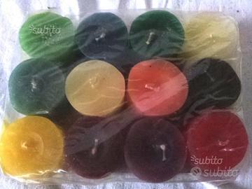 Set candele profumate colorate o bianche