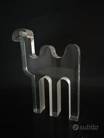 cammello team guzzini plexiglass scultura vintage 