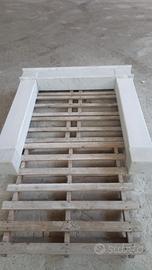 cornice camino marmo carrara