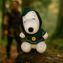 Peluche Snoopy Robin Hood -  Vintage raro