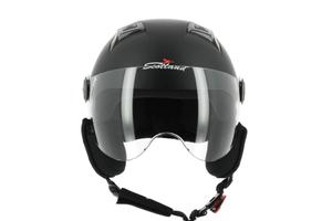 Casco Demi-Jet Dolomiti Nero Opaco Uso Bici – Scot